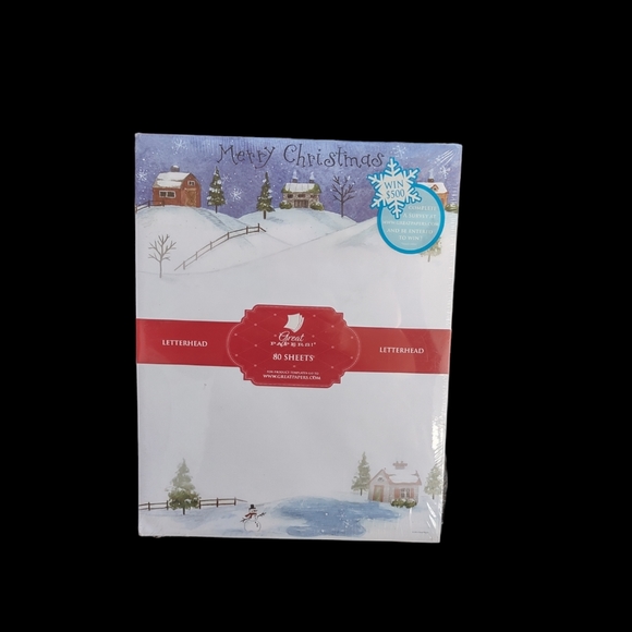 Holiday Christmas Paper Stationary Paper Computer Paper - Picture 1 of 10